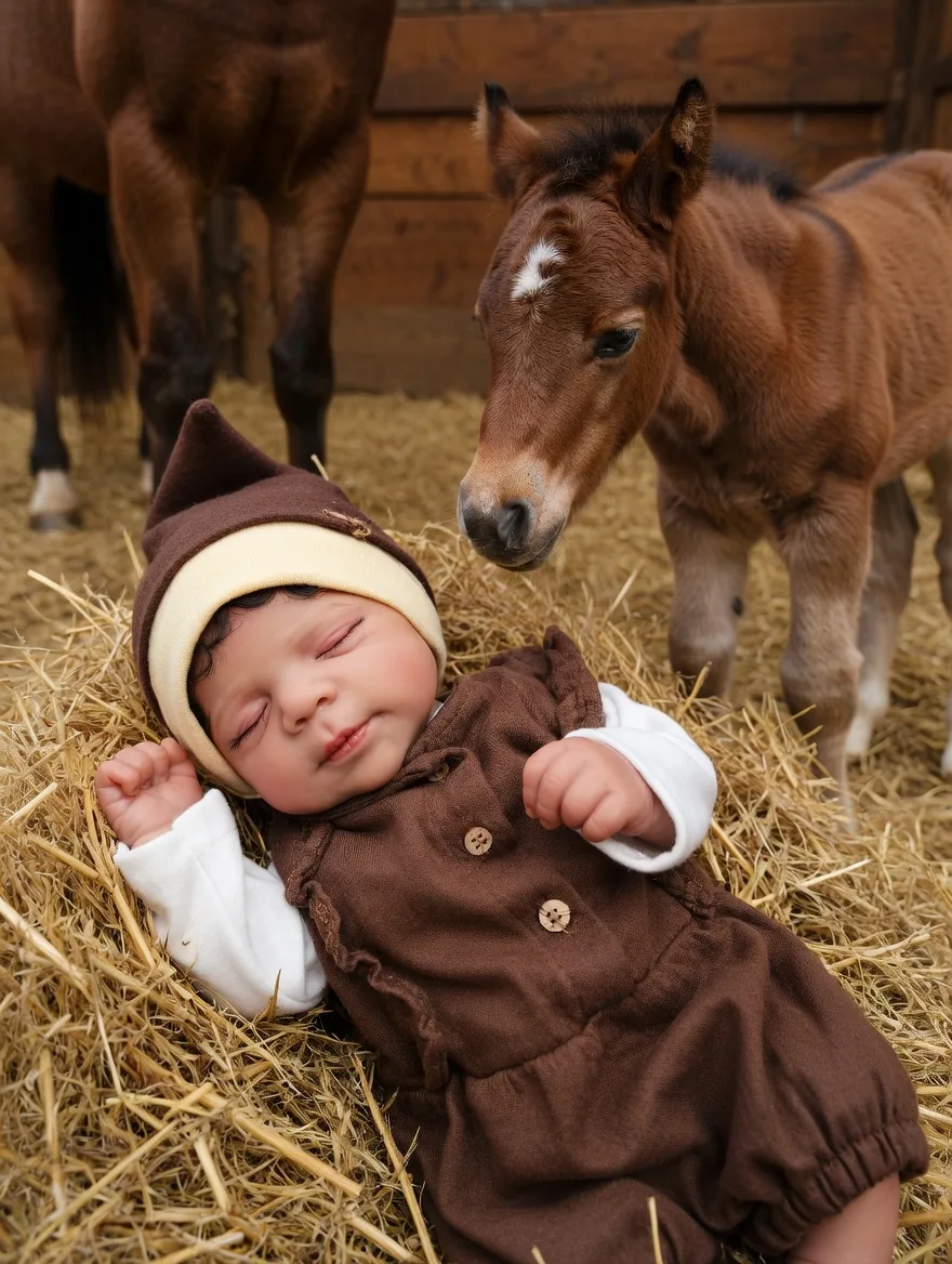Ukázka úpravy fotografií reborn panenky 84
